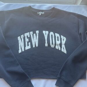 Charlotte Russe Navy Blue 'New York' Sweatshirt